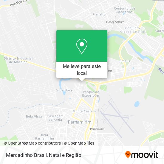 Mercadinho Brasil mapa