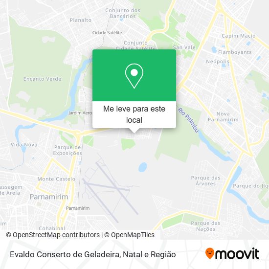 Evaldo Conserto de Geladeira mapa