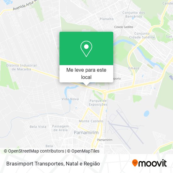 Brasimport Transportes mapa