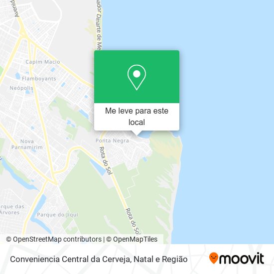Conveniencia Central da Cerveja mapa