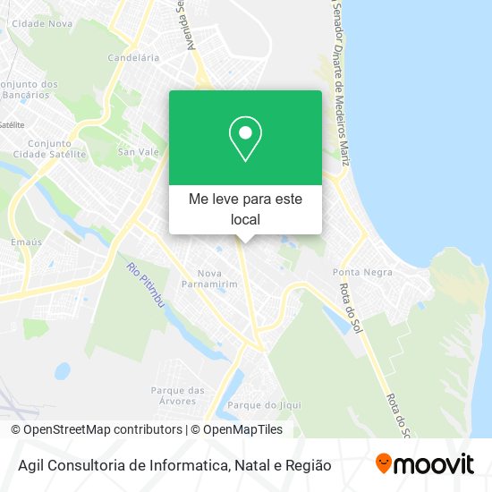 Agil Consultoria de Informatica mapa