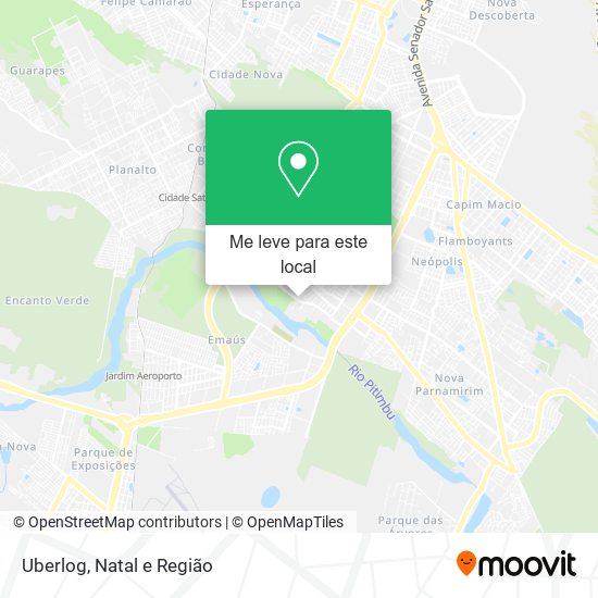 Uberlog mapa