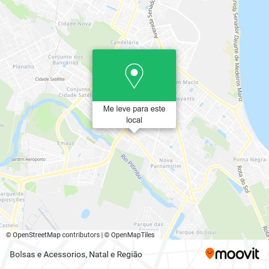 Bolsas e Acessorios mapa