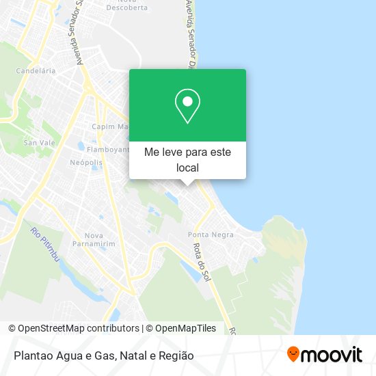 Plantao Agua e Gas mapa