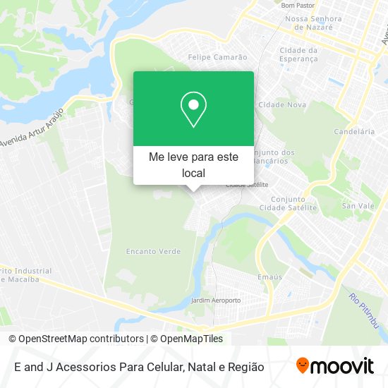 E and J Acessorios Para Celular mapa