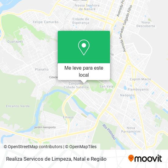 Realiza Servicos de Limpeza mapa