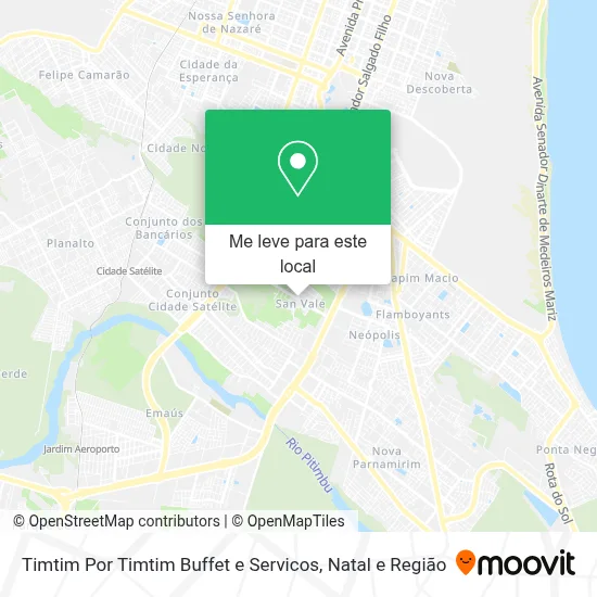Timtim Por Timtim Buffet e Servicos mapa