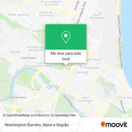 Washington Barreto mapa