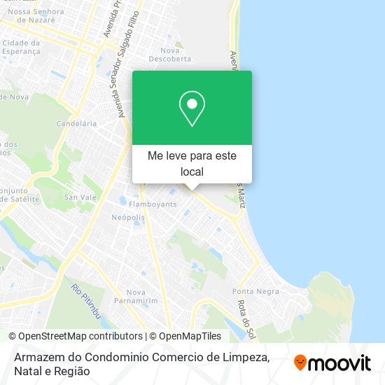 Armazem do Condominio Comercio de Limpeza mapa