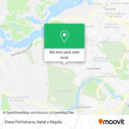 Elane Perfumaria mapa