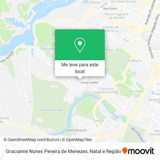 Gracianne Nunes Pereira de Menezes mapa