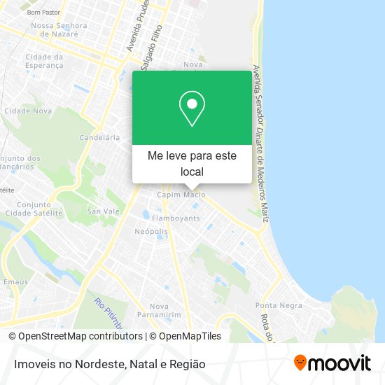 Imoveis no Nordeste mapa