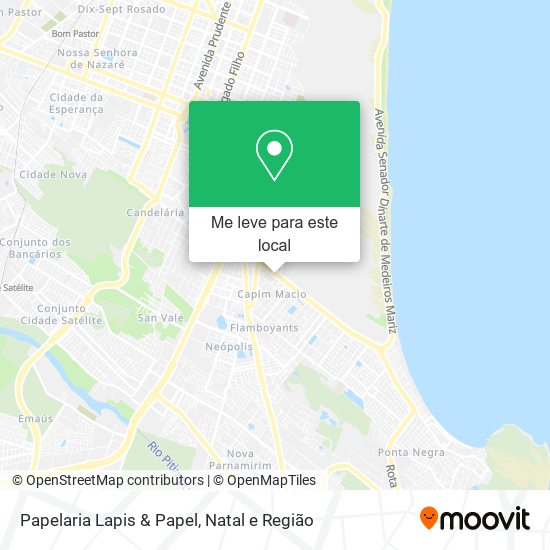Papelaria Lapis & Papel mapa