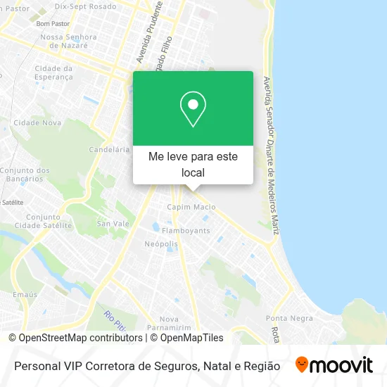 Personal VIP Corretora de Seguros mapa