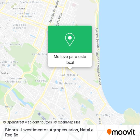 Biobra - Investimentos Agropecuarios mapa