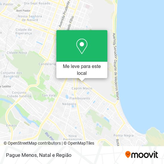 Pague Menos mapa