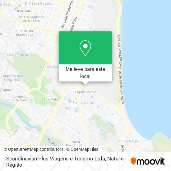 Scandinavian Plus Viagens e Turismo Ltda mapa