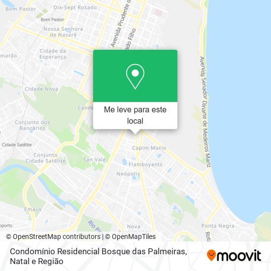 Condomínio Residencial Bosque das Palmeiras mapa