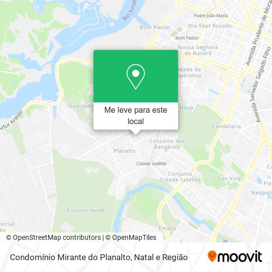 Condomínio Mirante do Planalto mapa