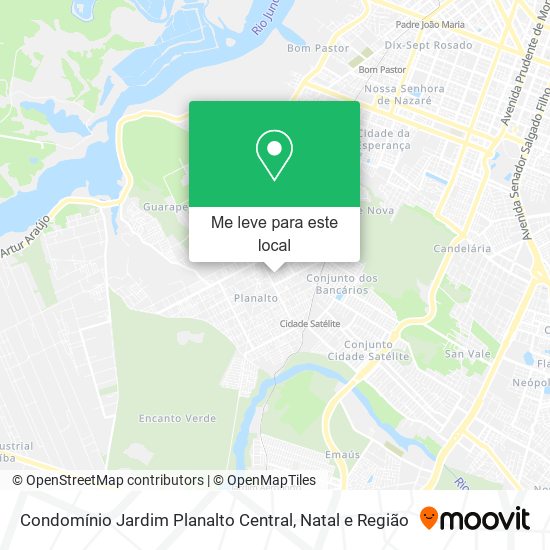 Condomínio Jardim Planalto Central mapa