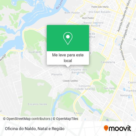 Oficina do Naldo mapa