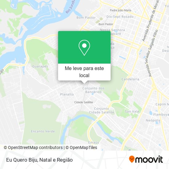 Eu Quero Biju mapa