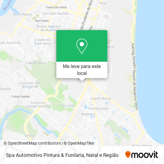 Spa Automotivo Pintura & Funilaria mapa