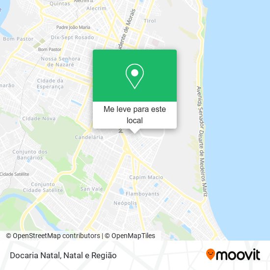 Docaria Natal mapa