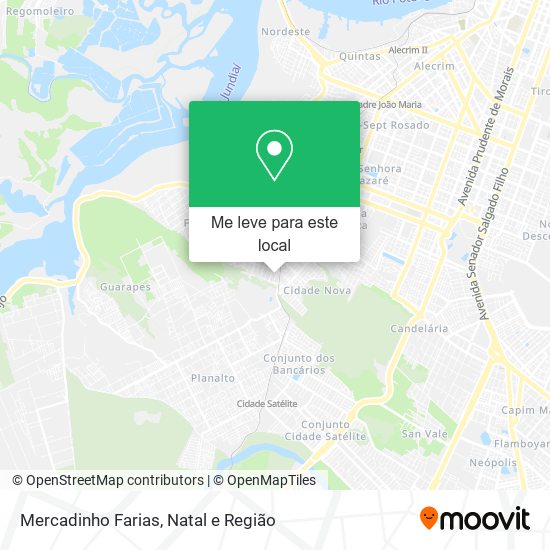 Mercadinho Farias mapa