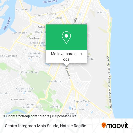 Centro Integrado Mais Saude mapa