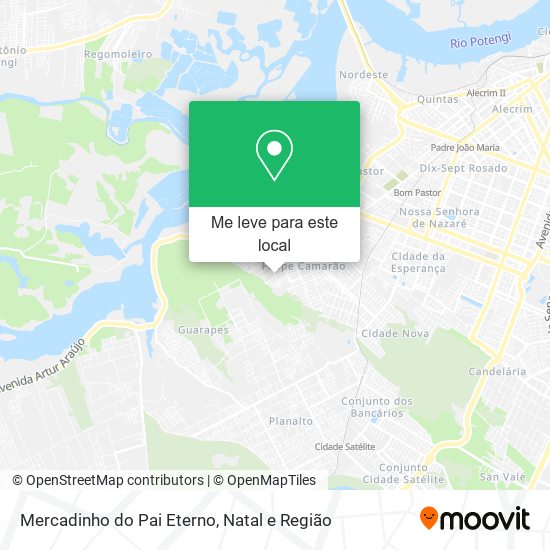 Mercadinho do Pai Eterno mapa