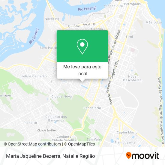 Maria Jaqueline Bezerra mapa