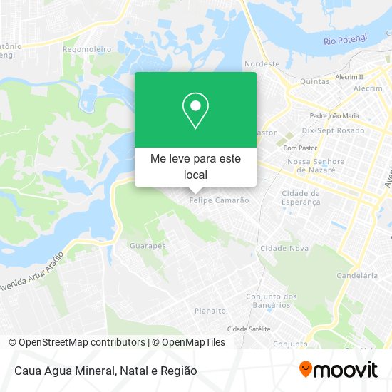 Caua Agua Mineral mapa