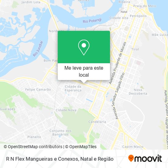 R N Flex Mangueiras e Conexos mapa