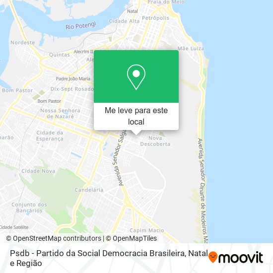 Psdb - Partido da Social Democracia Brasileira mapa