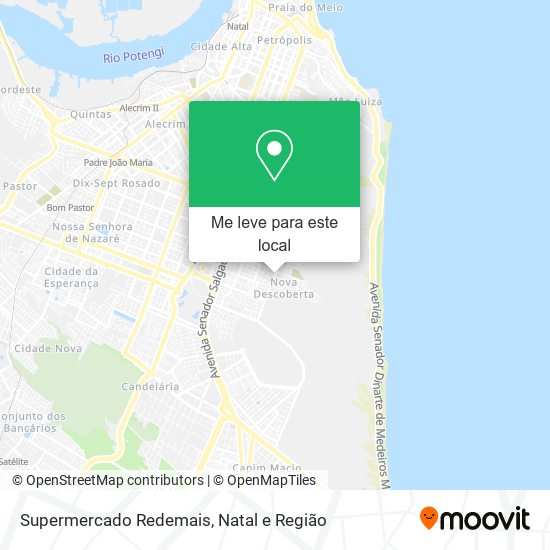 Supermercado Redemais mapa