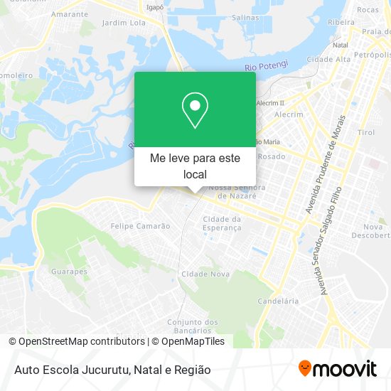 Auto Escola Jucurutu mapa