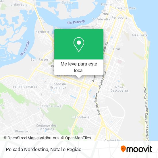 Peixada Nordestina mapa