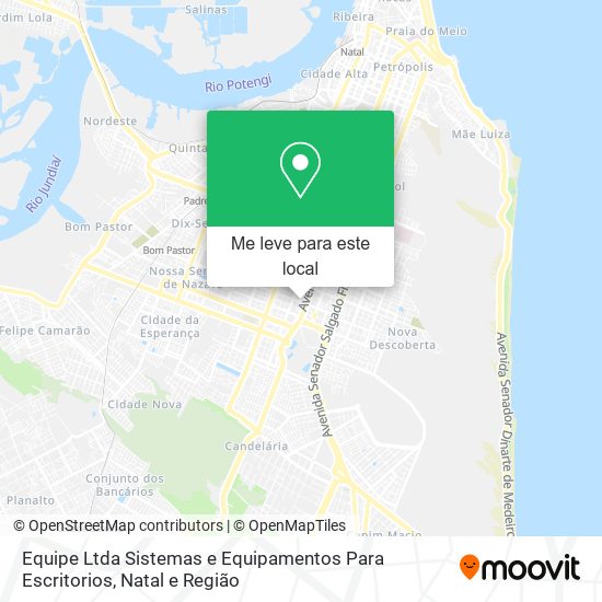 Equipe Ltda Sistemas e Equipamentos Para Escritorios mapa