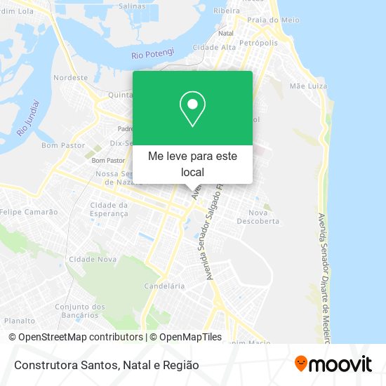 Construtora Santos mapa