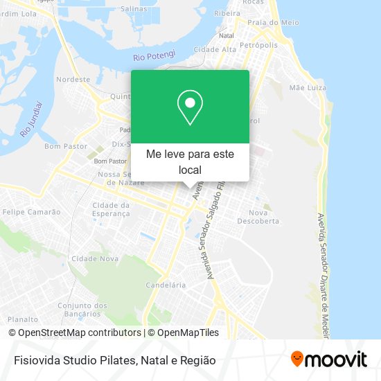 Fisiovida Studio Pilates mapa