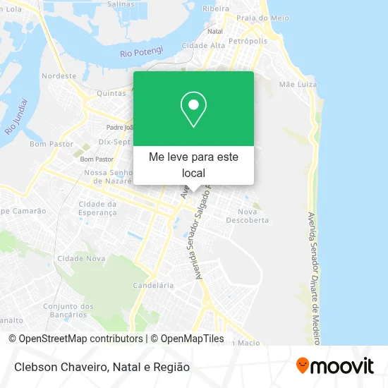 Clebson Chaveiro mapa