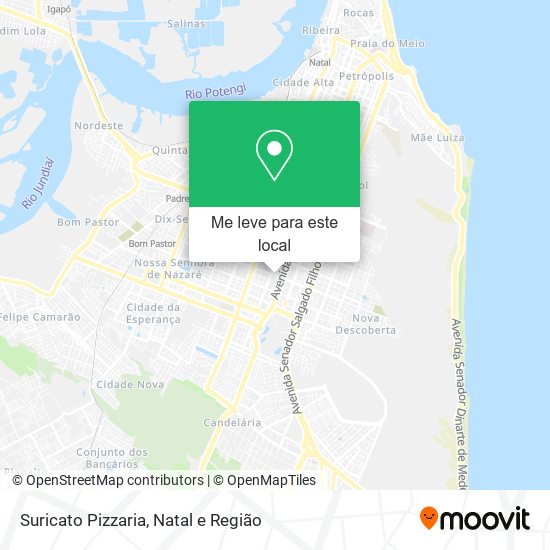 Suricato Pizzaria mapa