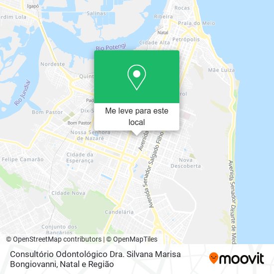 Consultório Odontológico Dra. Silvana Marisa Bongiovanni mapa