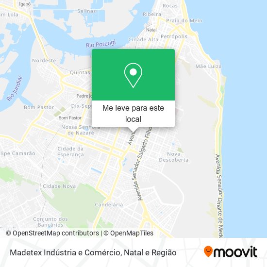 Madetex Indústria e Comércio mapa