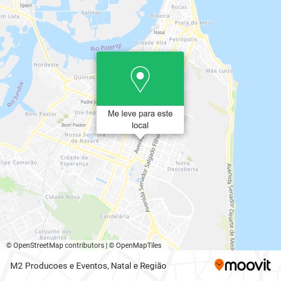 M2 Producoes e Eventos mapa