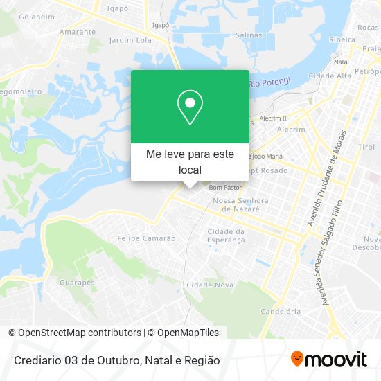 Crediario 03 de Outubro mapa