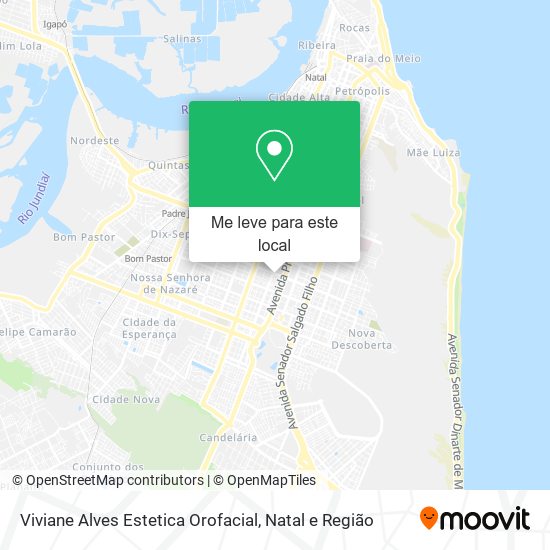 Viviane Alves Estetica Orofacial mapa