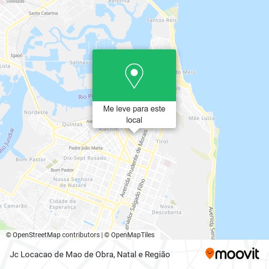 Jc Locacao de Mao de Obra mapa