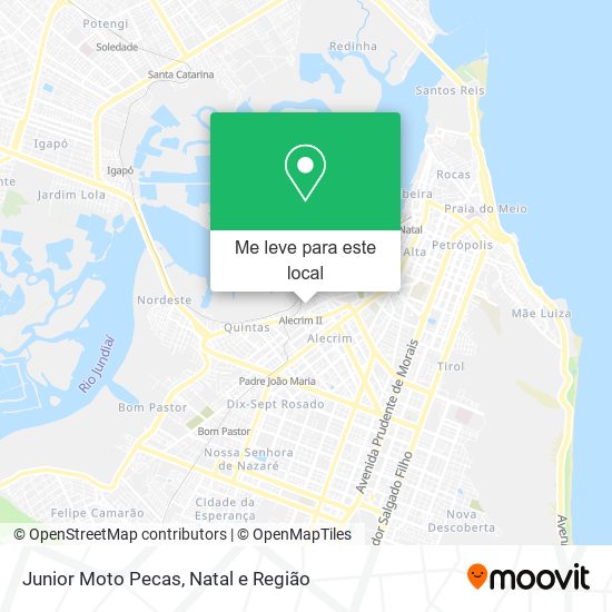 Junior Moto Pecas mapa